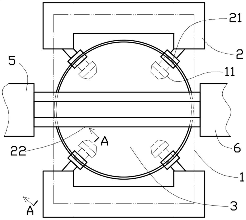 Fully automatic multi-angle pot surface grinding device