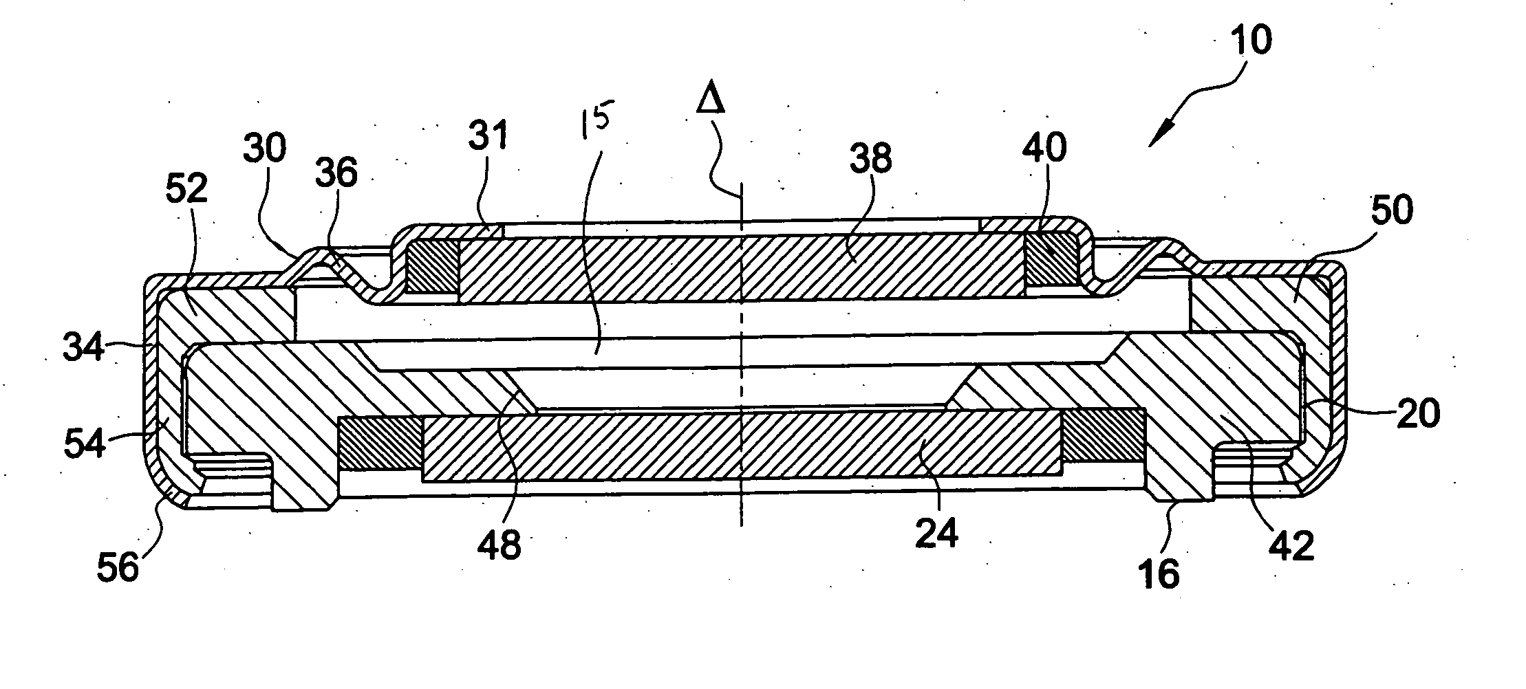 Lens of variable focal length