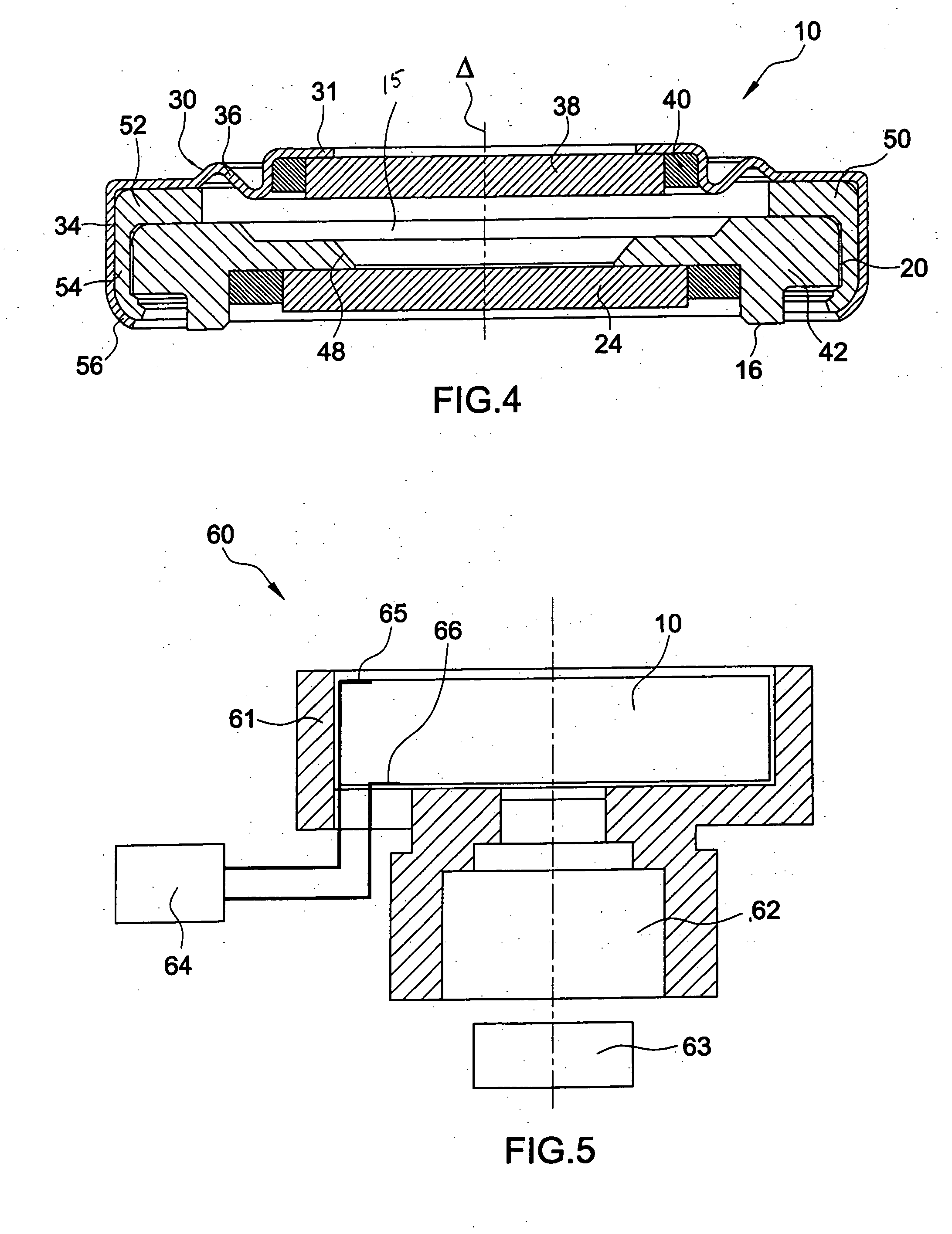 Lens of variable focal length