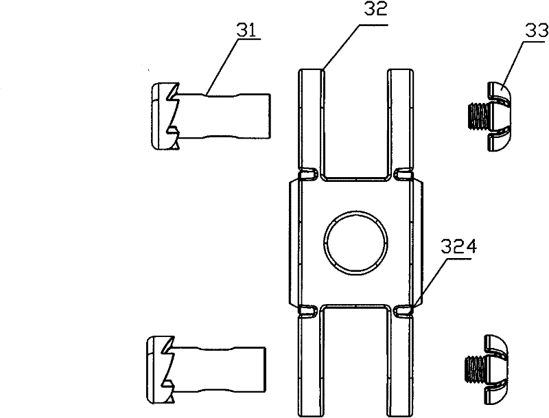 Compound terminal for terminal pole of electronic fence