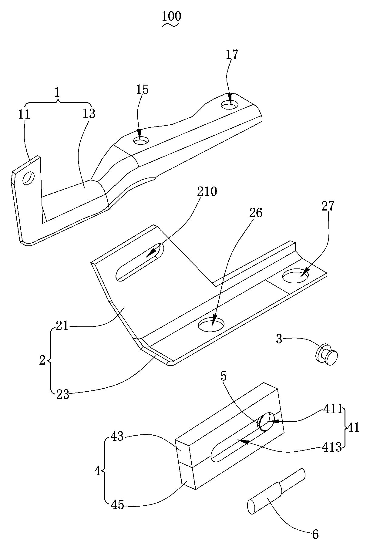 Hinge structure and vehicle adopting hinge structure