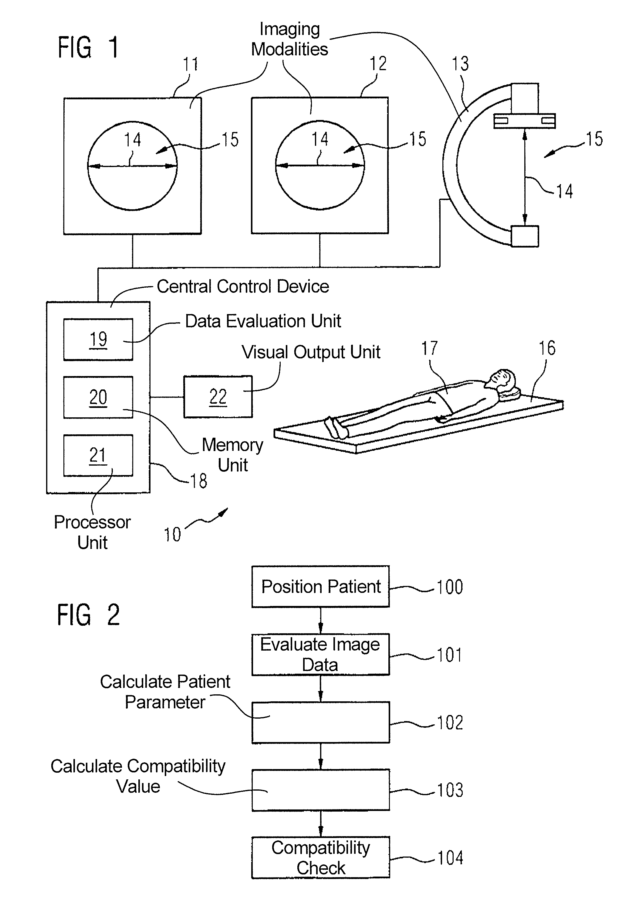 Method to prepare an interventional and/or diagnostic imaging procedure with at least two different medical imaging modalitites