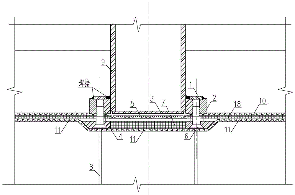 A method of pre-embedding grouting holes in the floor of underground caverns