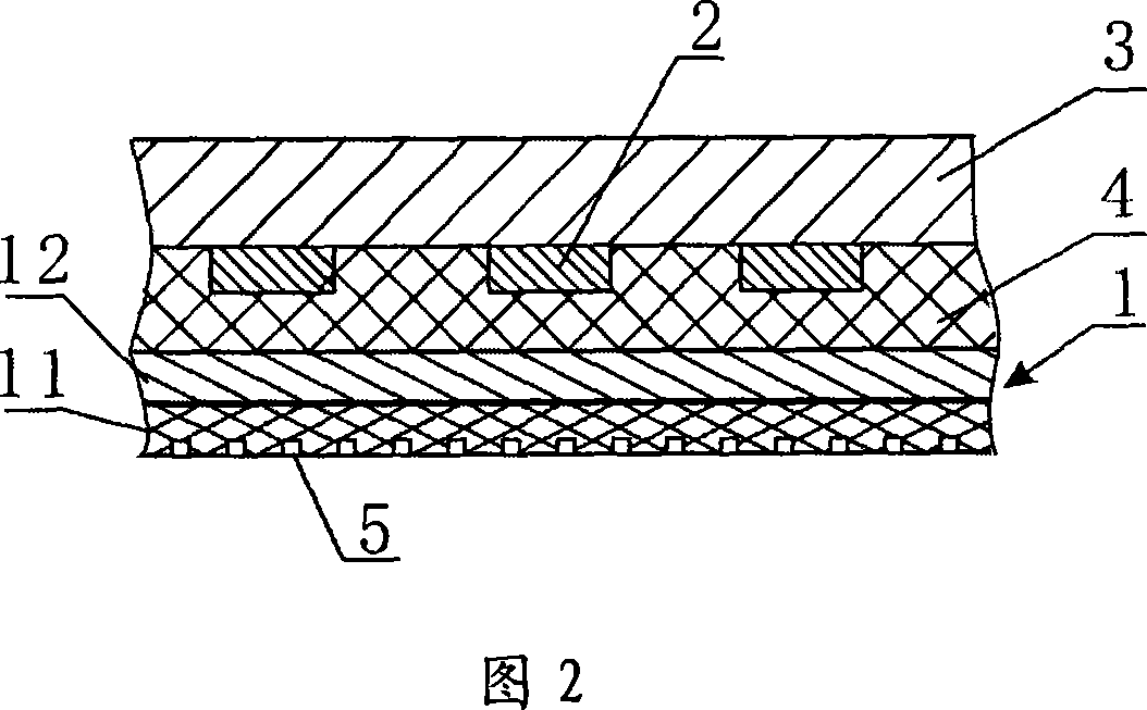 Label inside composite membrane