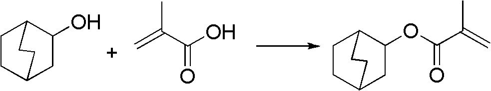 Bornylene ester and preparation method thereof