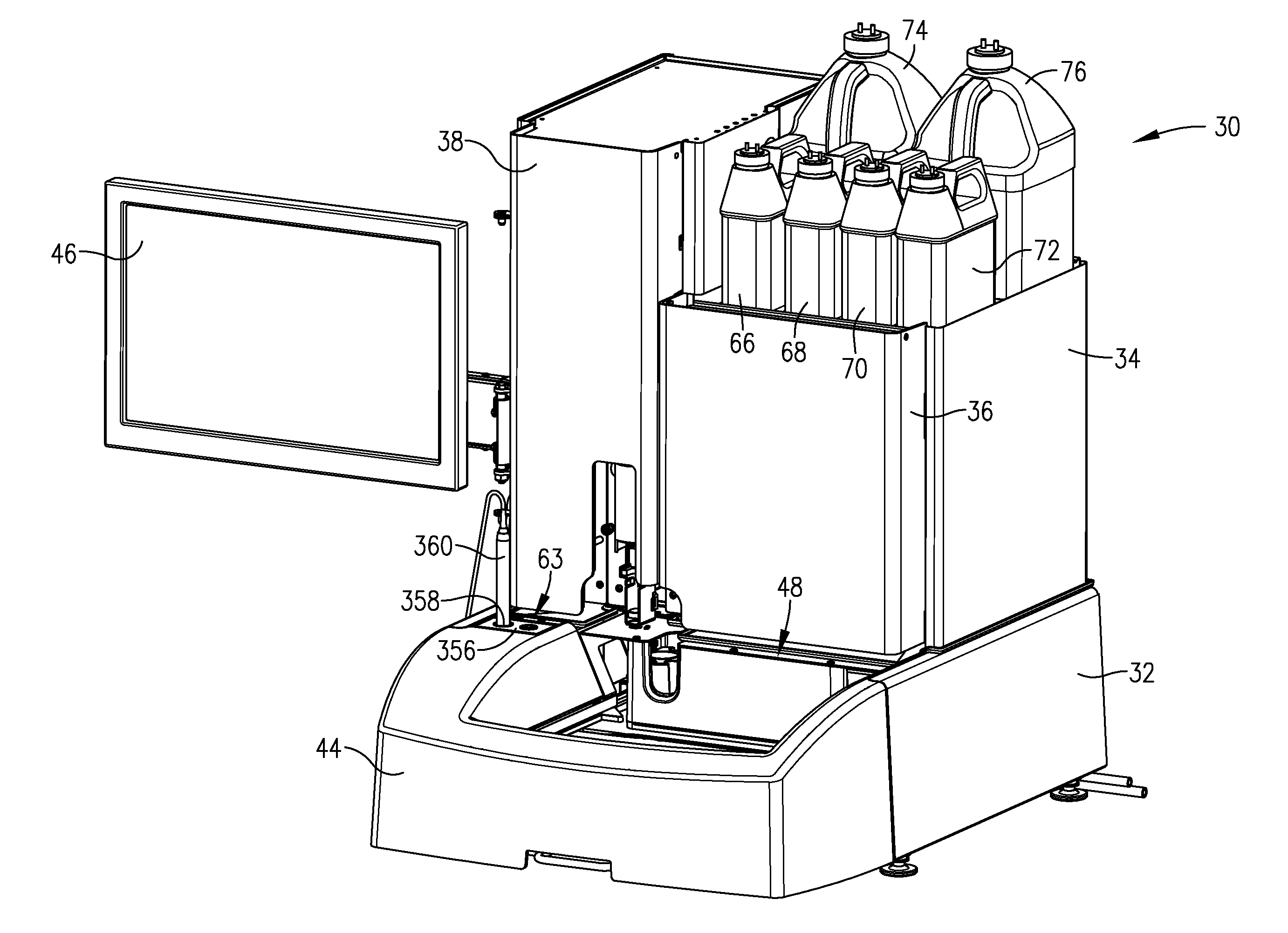 High-speed, automated chromatographic analyzer for determination of nonglycated and glycated proteinaceous species in blood samples