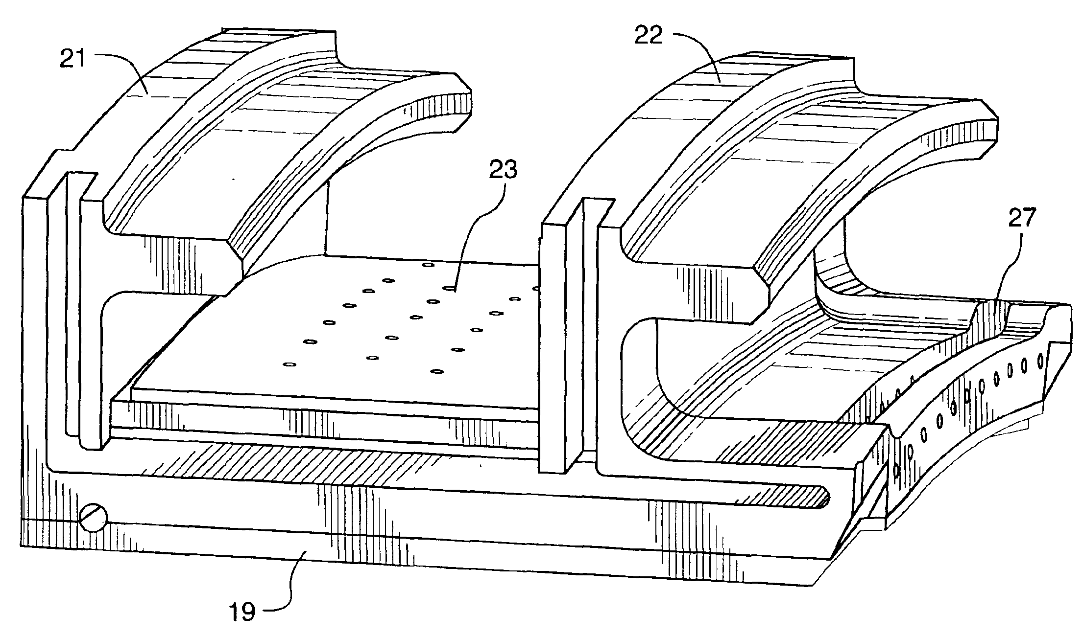 Turbine shroud segment apparatus for reusing cooling air