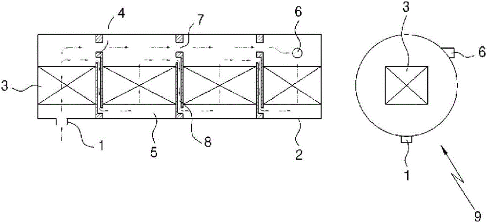 Sodium hypochlorite manufacturing electrolytic cell