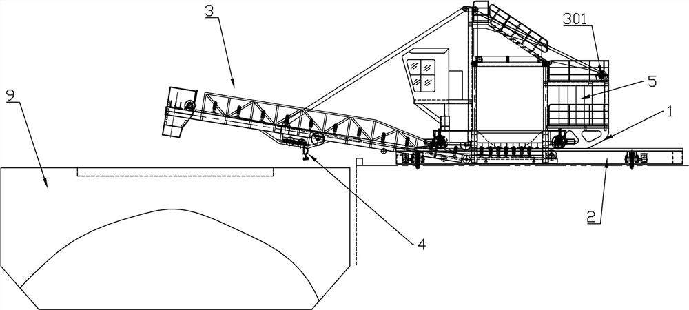 Bidirectional moving type ship loader and ship loading method thereof