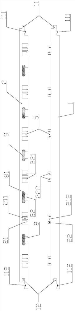 Heat-conducting profile floor