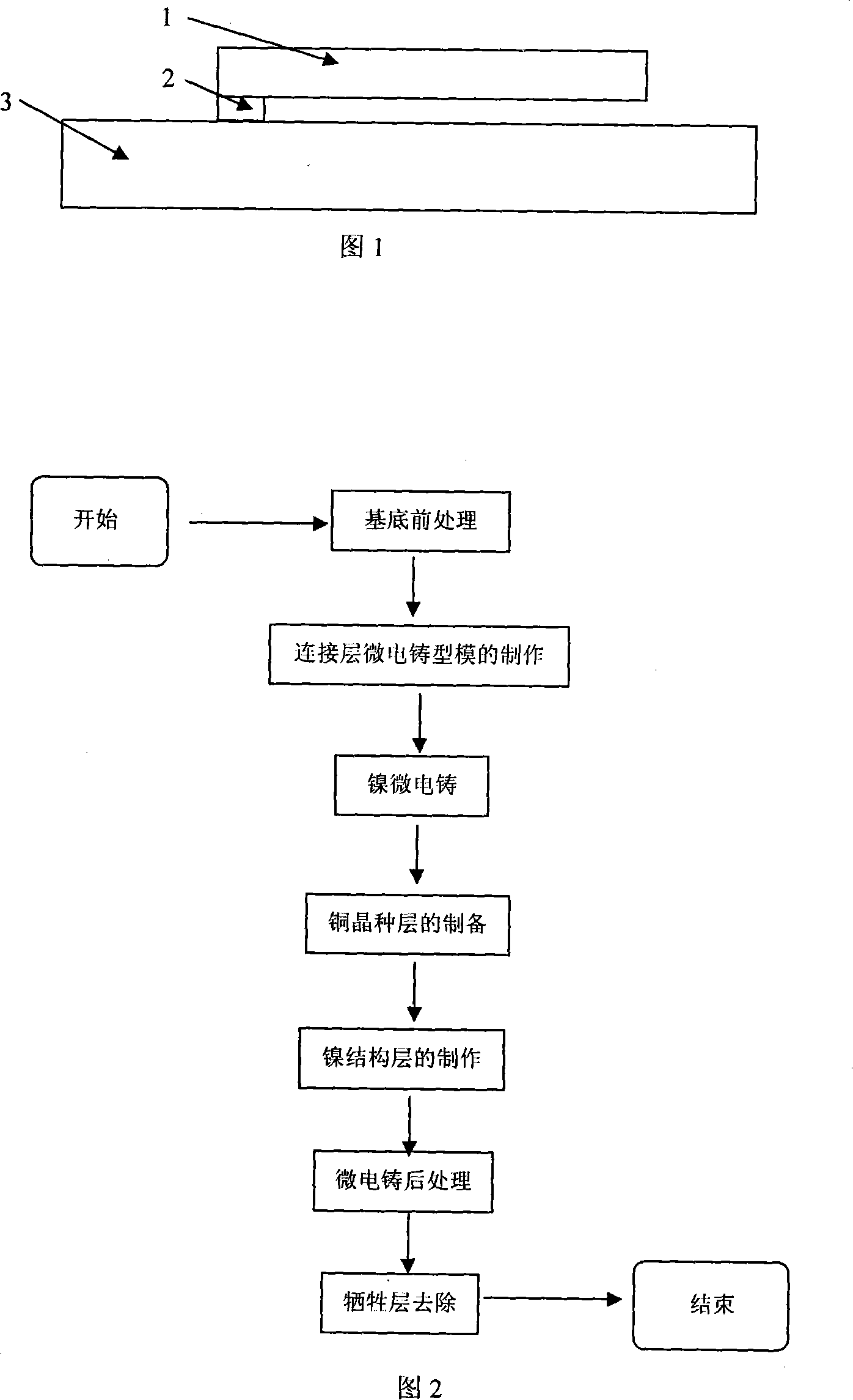 Method for making three-dimension electric casting micro structure