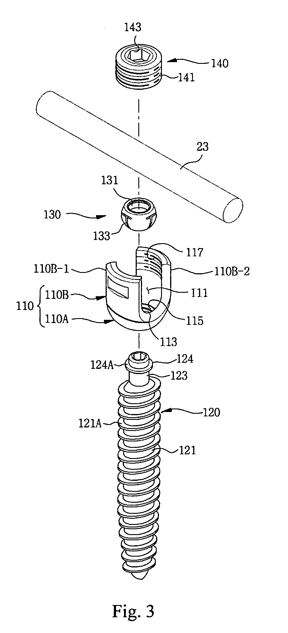 Device for vertebral stabilization