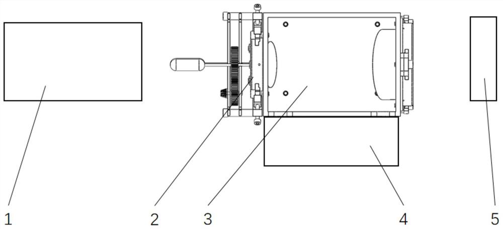 Assembling and adjusting device and method for off-axis beam shrinking optical system