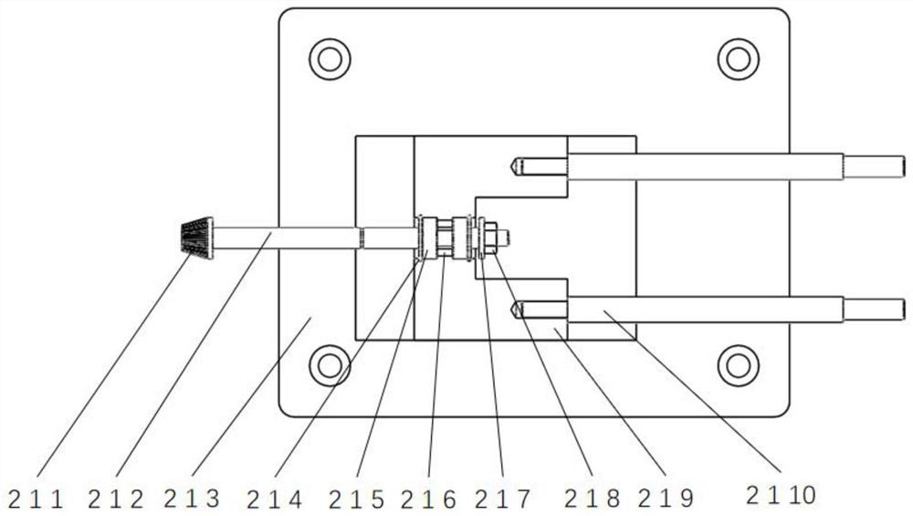 Assembling and adjusting device and method for off-axis beam shrinking optical system