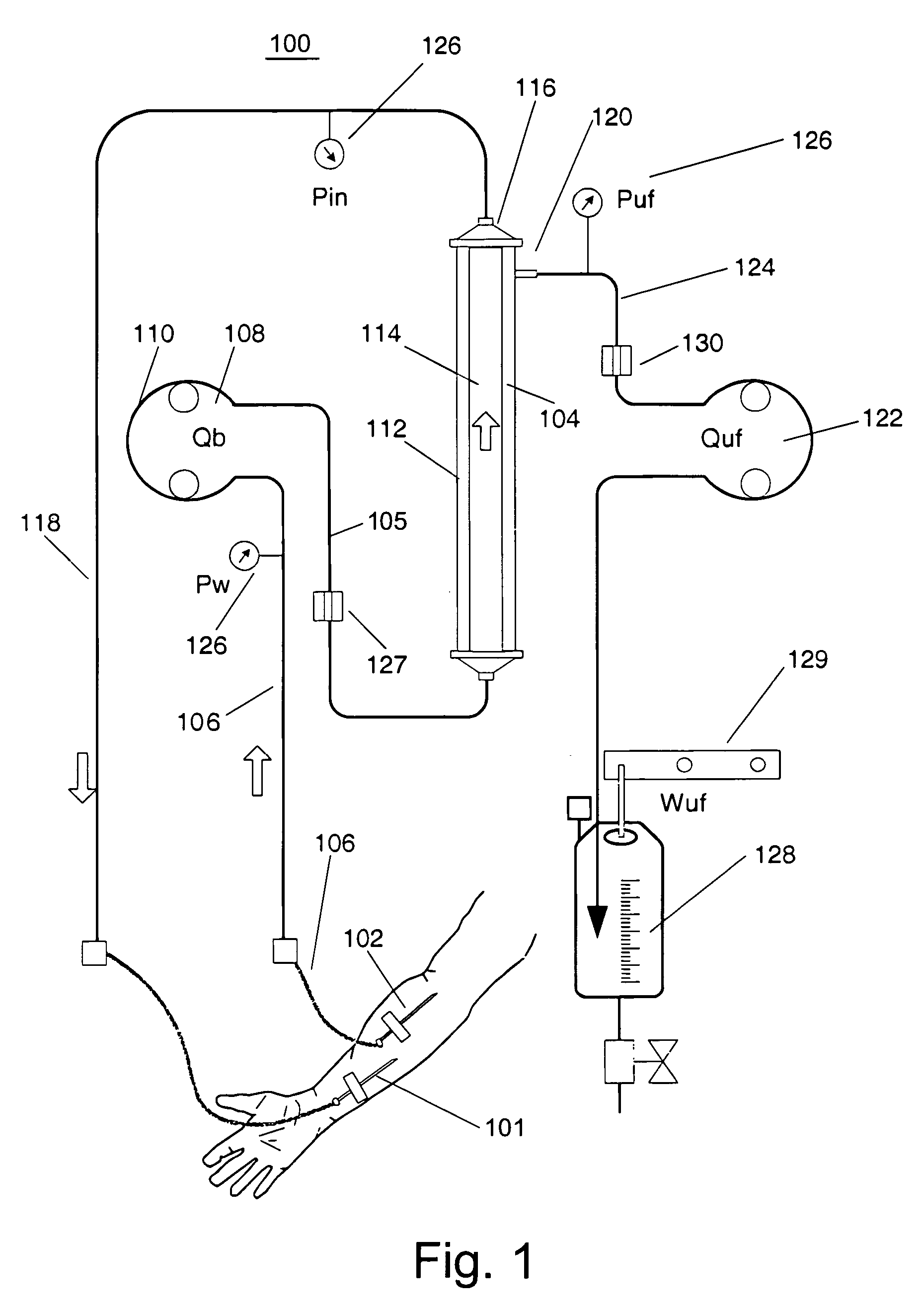 Blood leak detector for extracorporeal treatment system