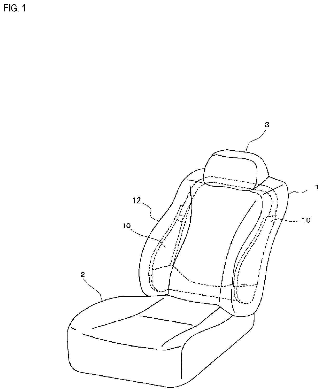 Side airbag device and method for manufacturing side airbag device