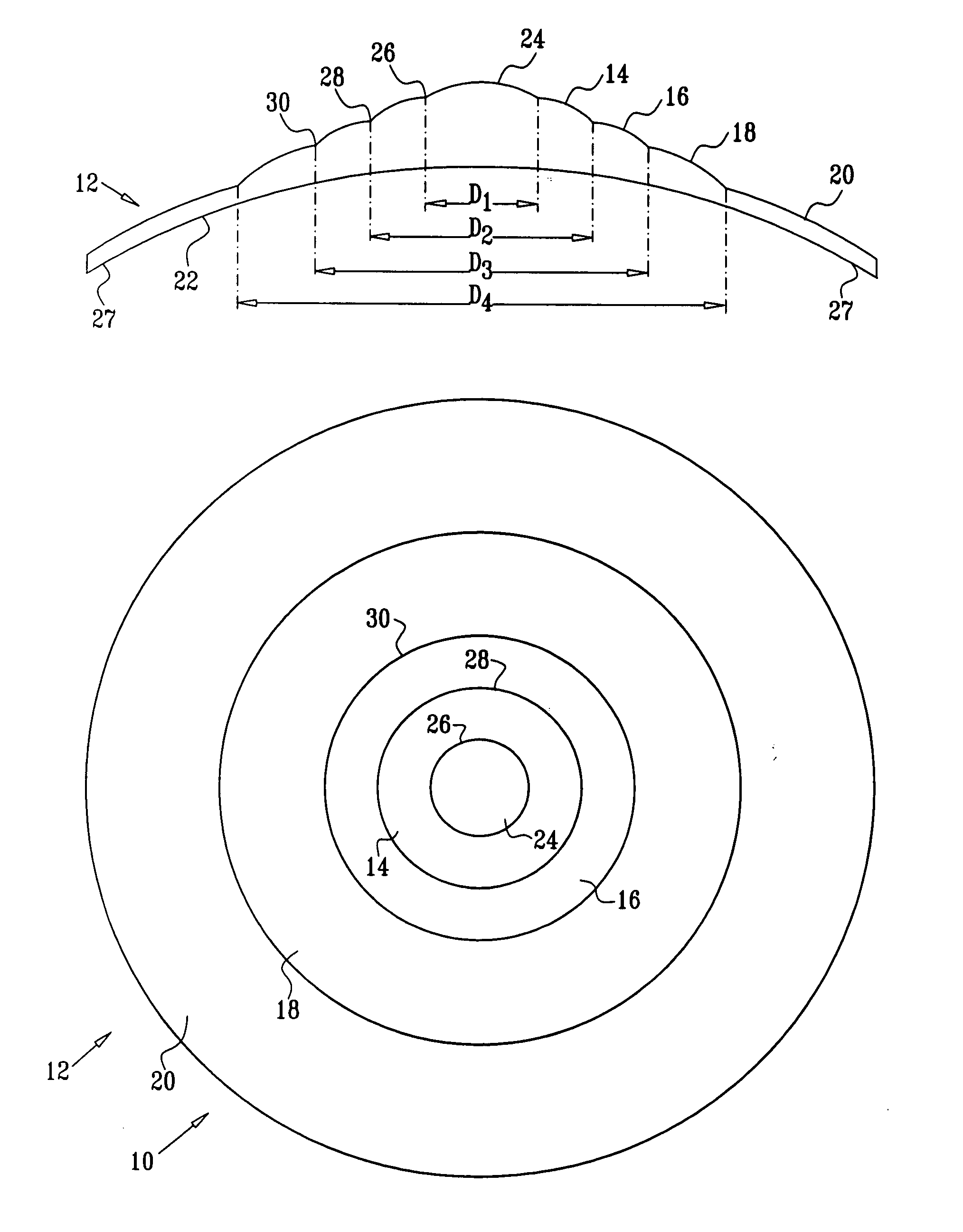 Multifocal contact lens