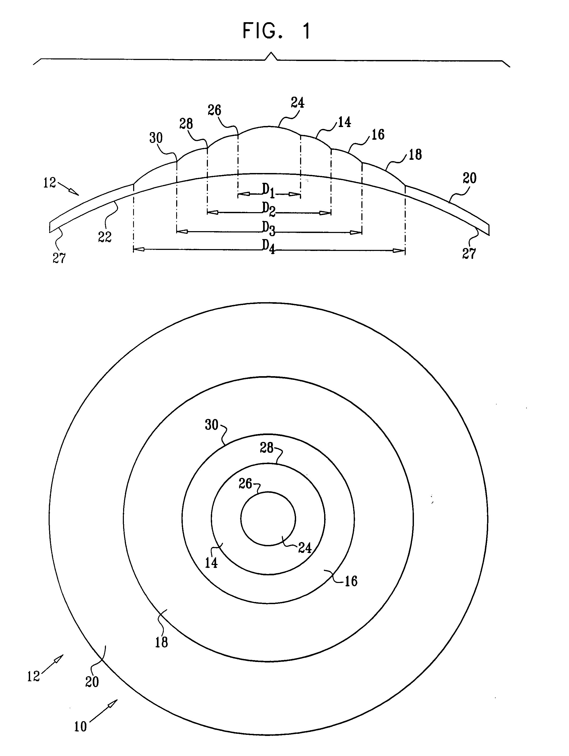 Multifocal contact lens