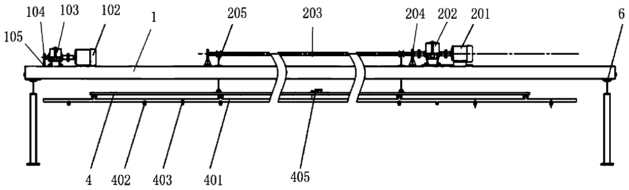 Automatic angle steel feeding, overturning, machining and discharging classification device