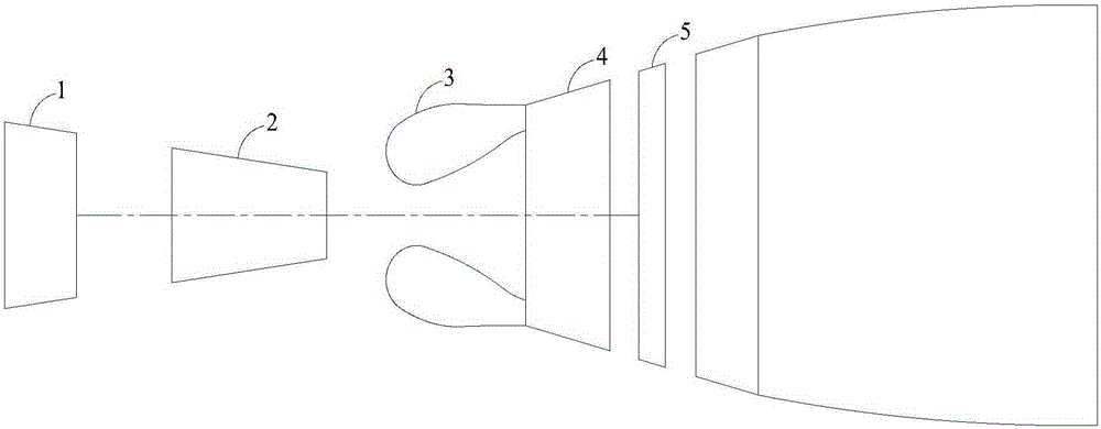 Low-pollution combustion chamber with main combustion stage adopting single-layer pre-film radial two-grade reverse rotational flow