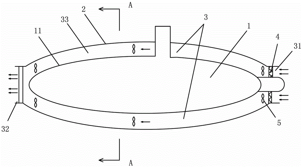 Low-noise submarine