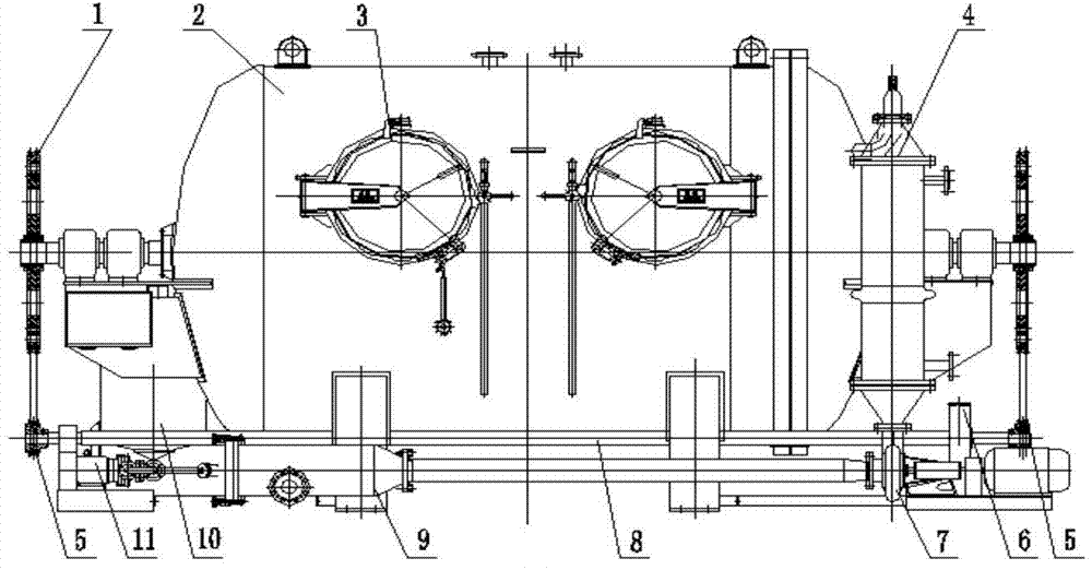 Novel drum type scouting machine