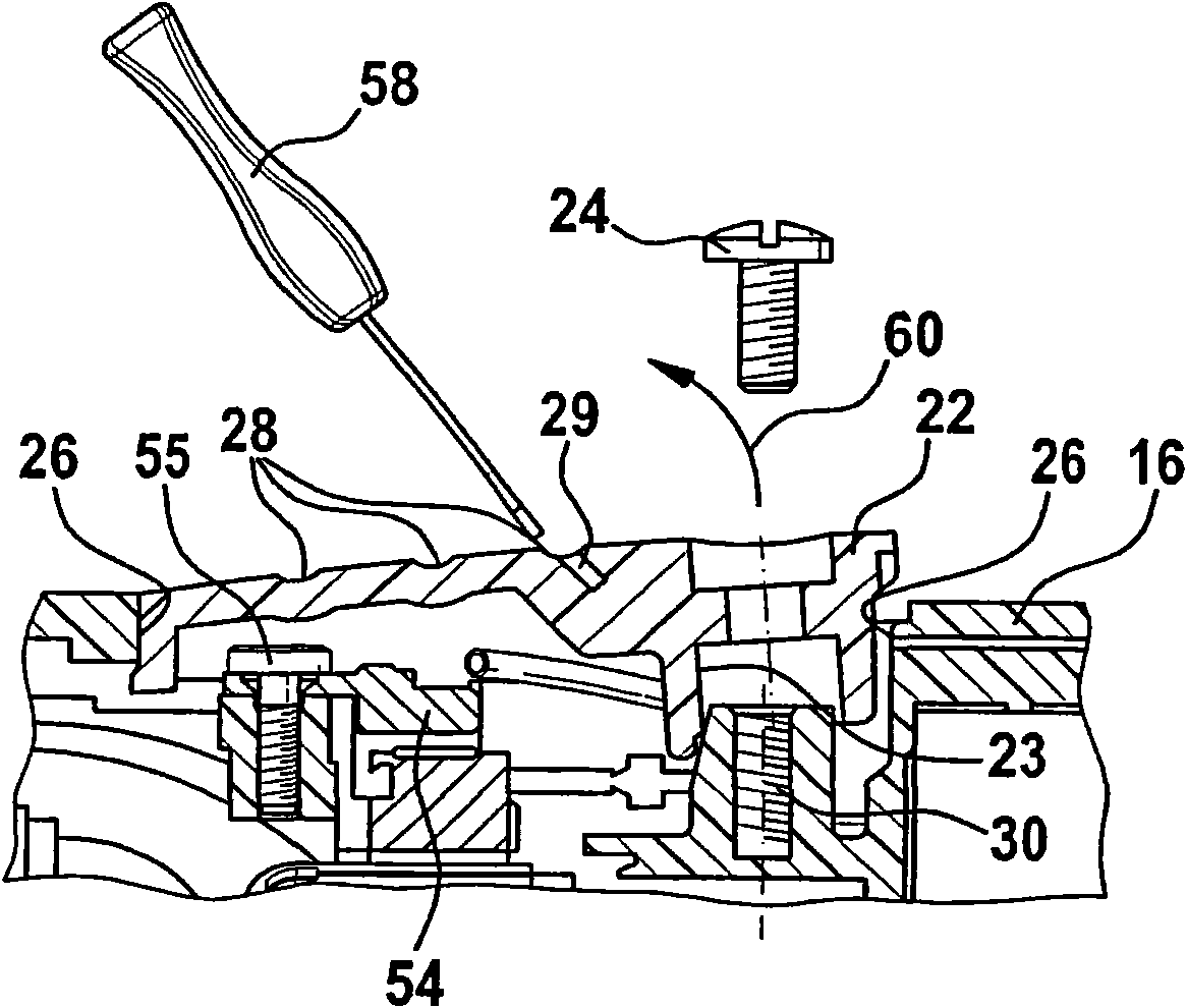 Hand machine tool with brushed motor