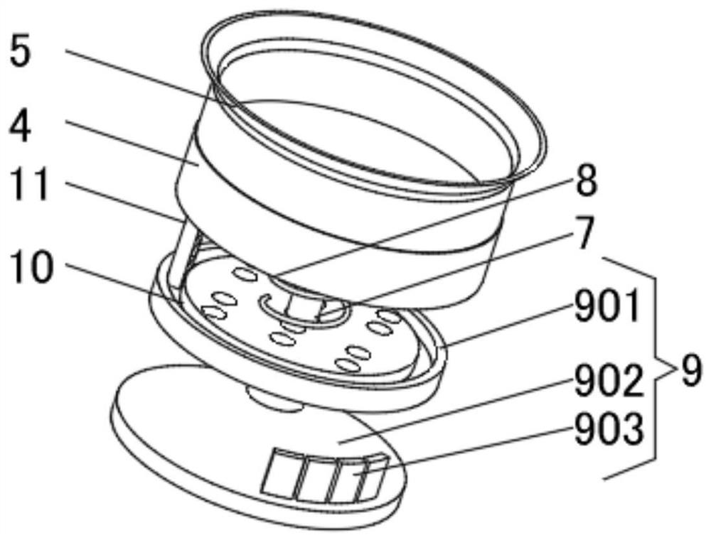 Vacuum cup capable of preventing tea leaves from adhering to walls