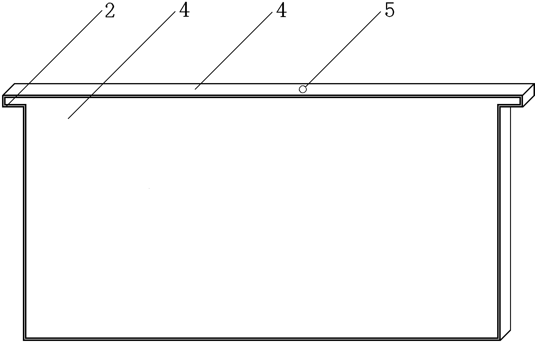 All-metal hollow bee heat-insulating partition