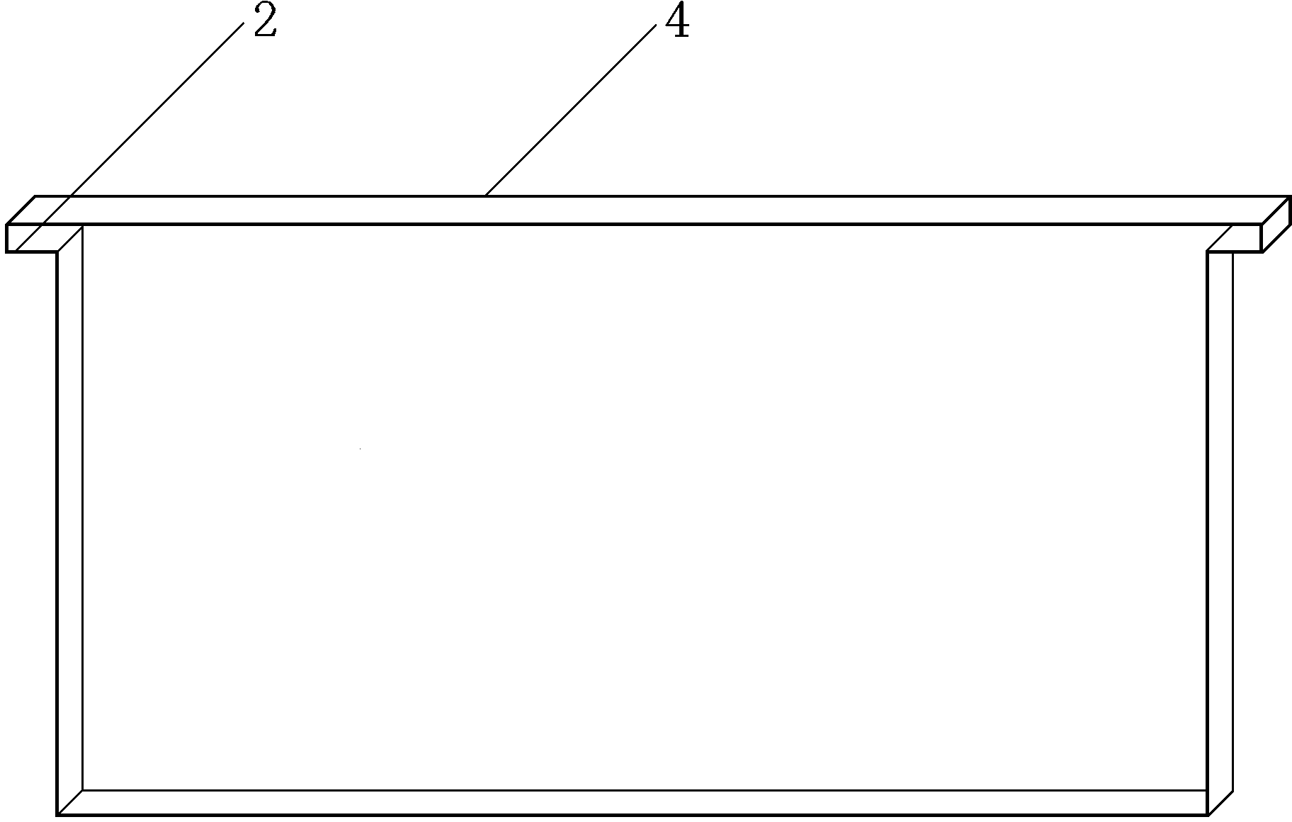 All-metal hollow bee heat-insulating partition