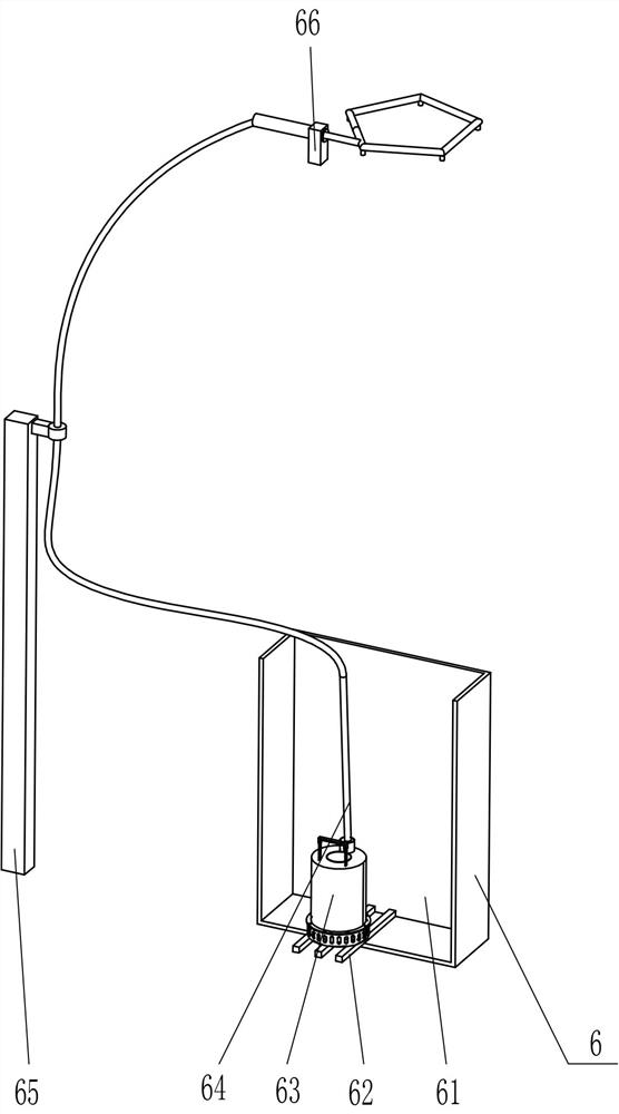 Biological test tube cleaning device