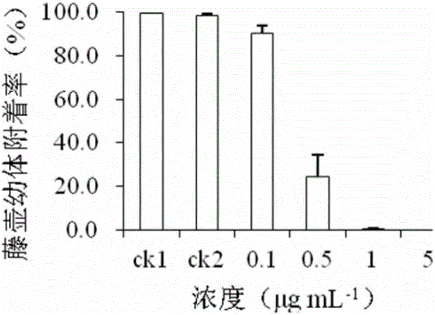 Application of nereistoxin compound in prevention of marine biofouling