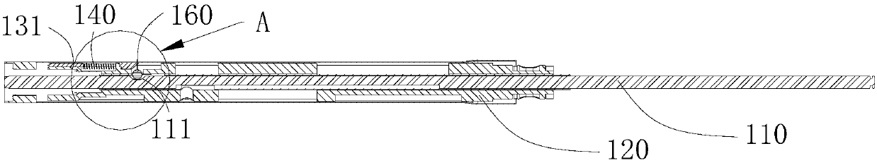 Endoscopic stapler and adapter used for endoscopic stapler