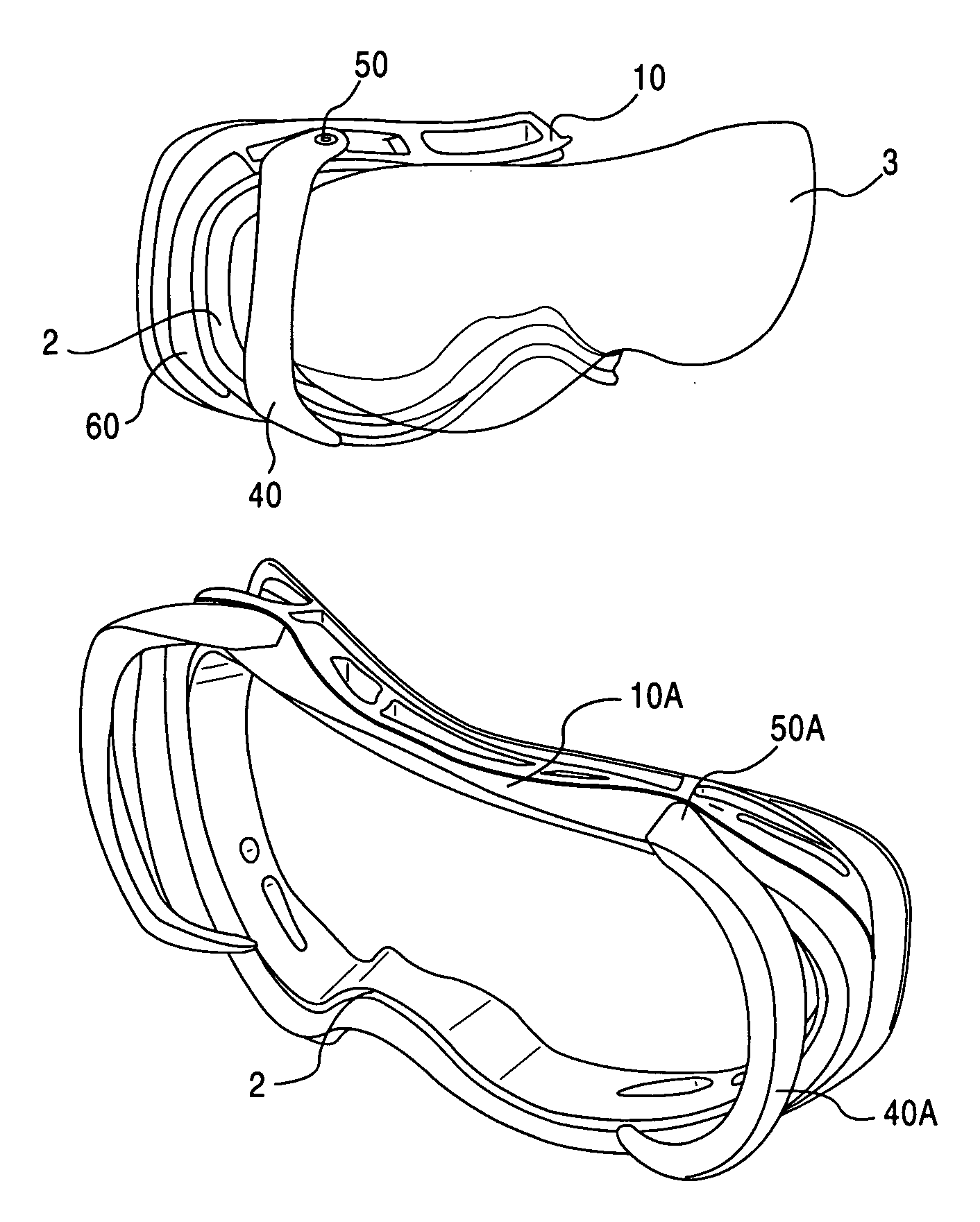 Goggle lens interchange system