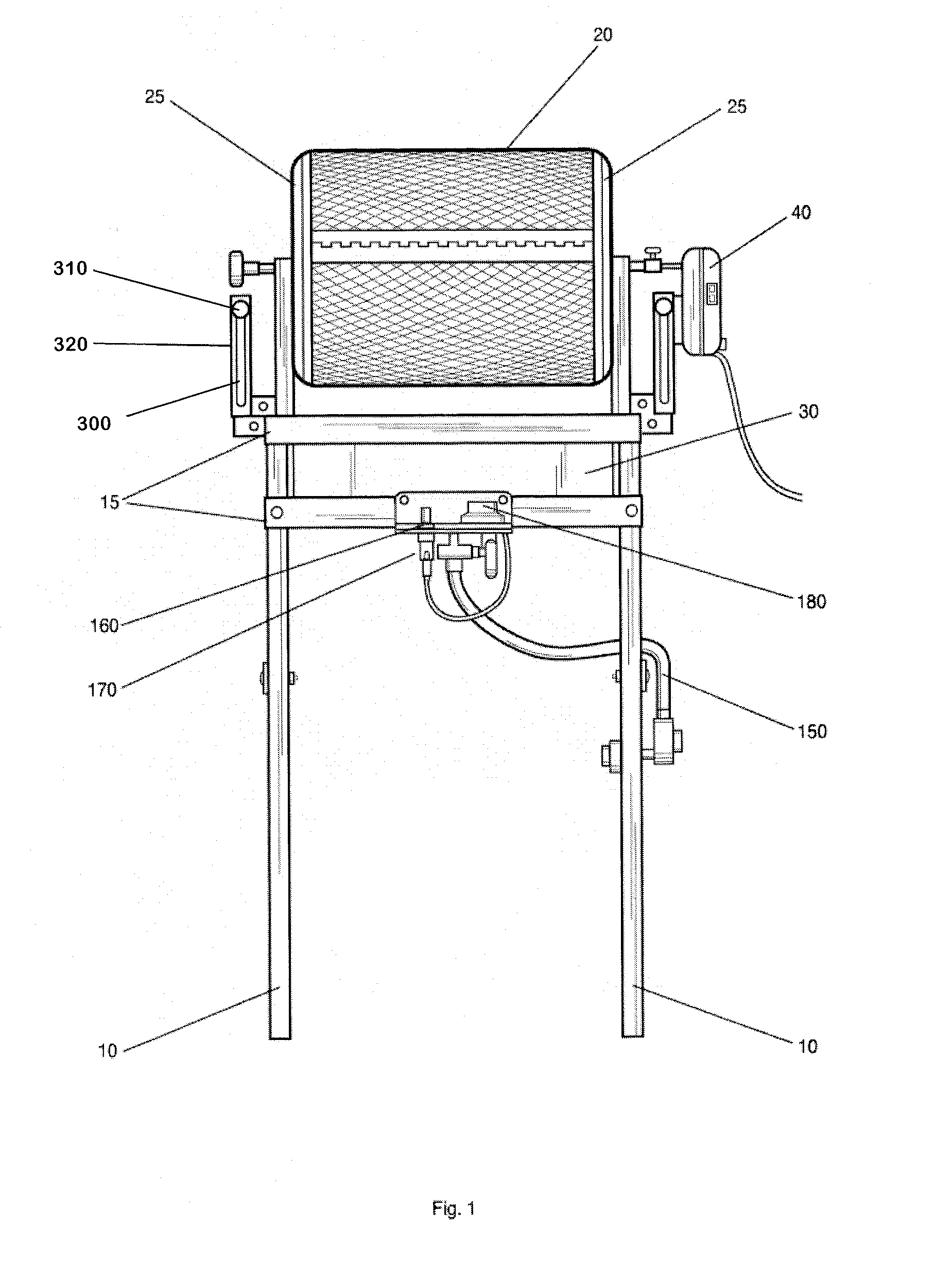 Rotisserie hanging grill