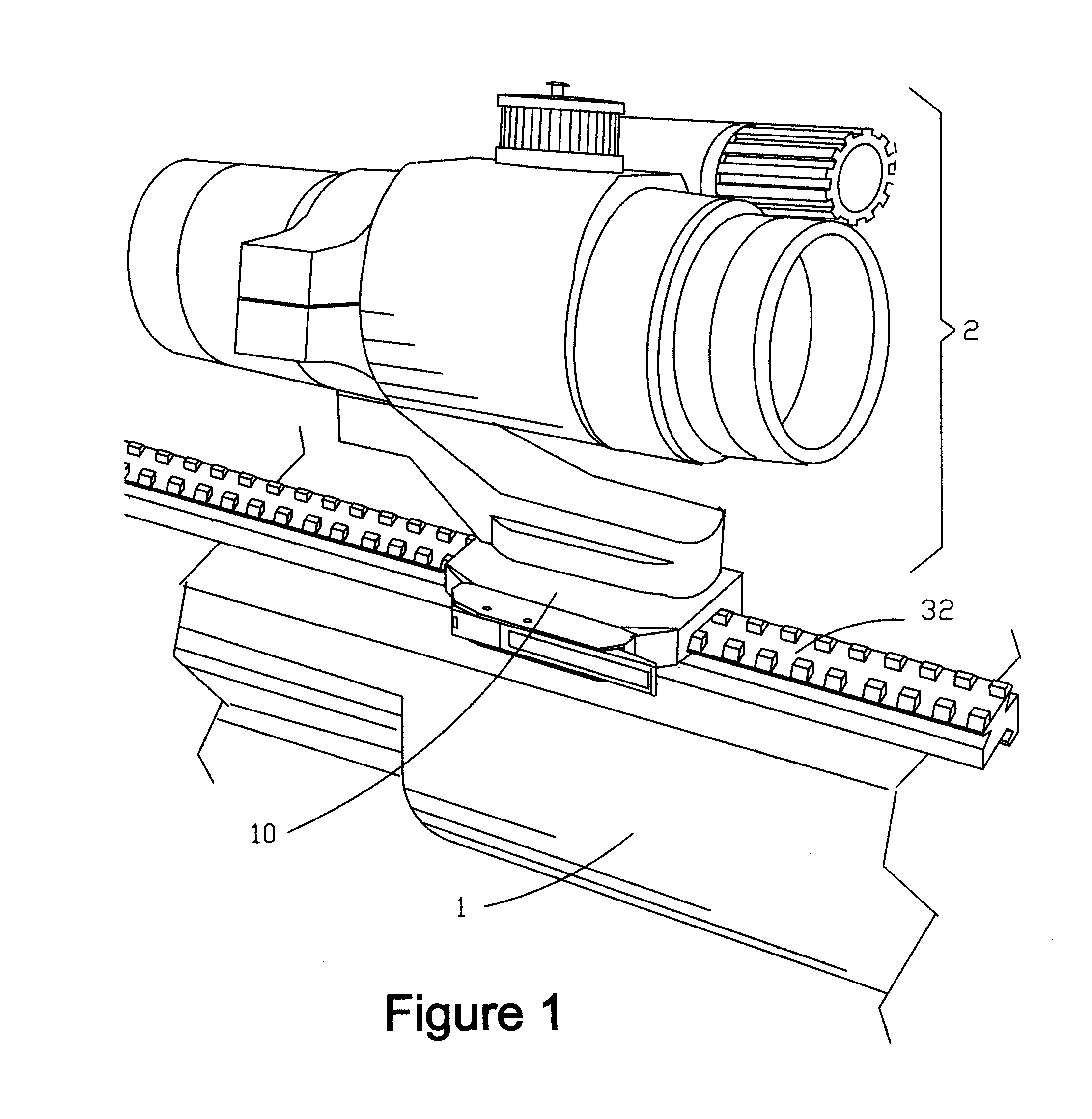 Weapons interface mounting device