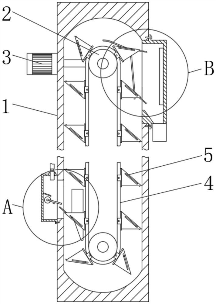 Hopper type hoister used for vertical feeding