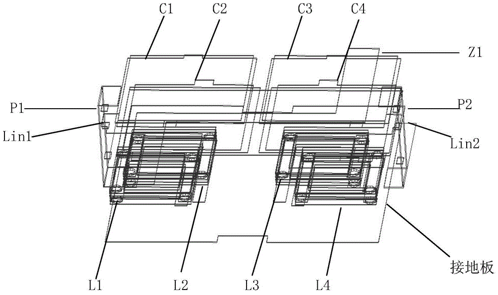 VHF (very high frequency) &UHF (ultra high frequency) band type miniature microwave filter bank