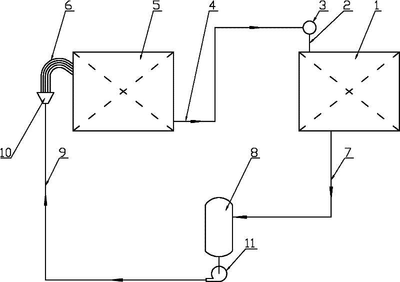 Method for transporting energy of gas-liquid two-phase flow