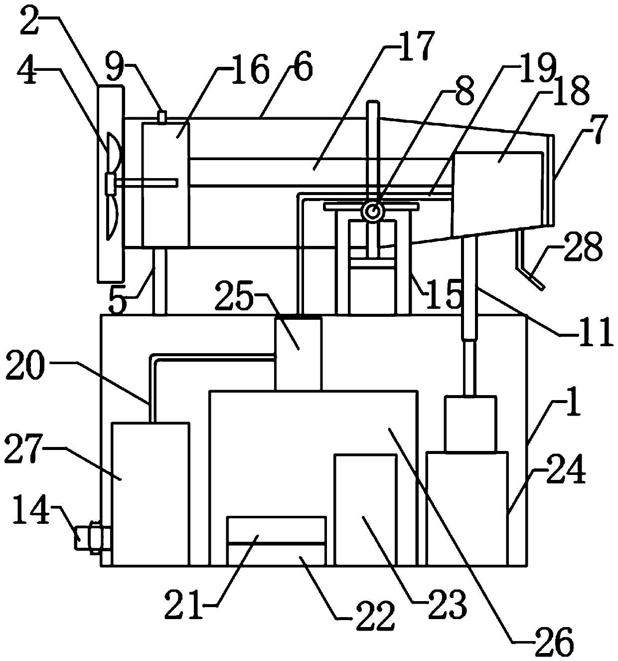 Fog gun machine control system