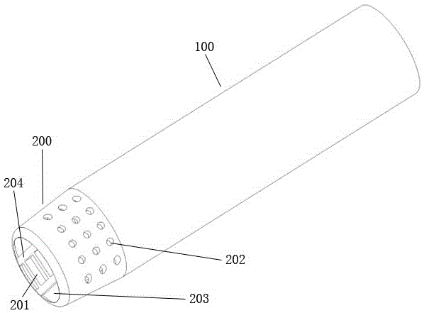 Sampling rod for fecal sampling device