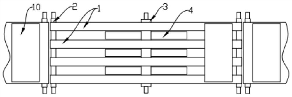 Quick turn-over device of mask machine