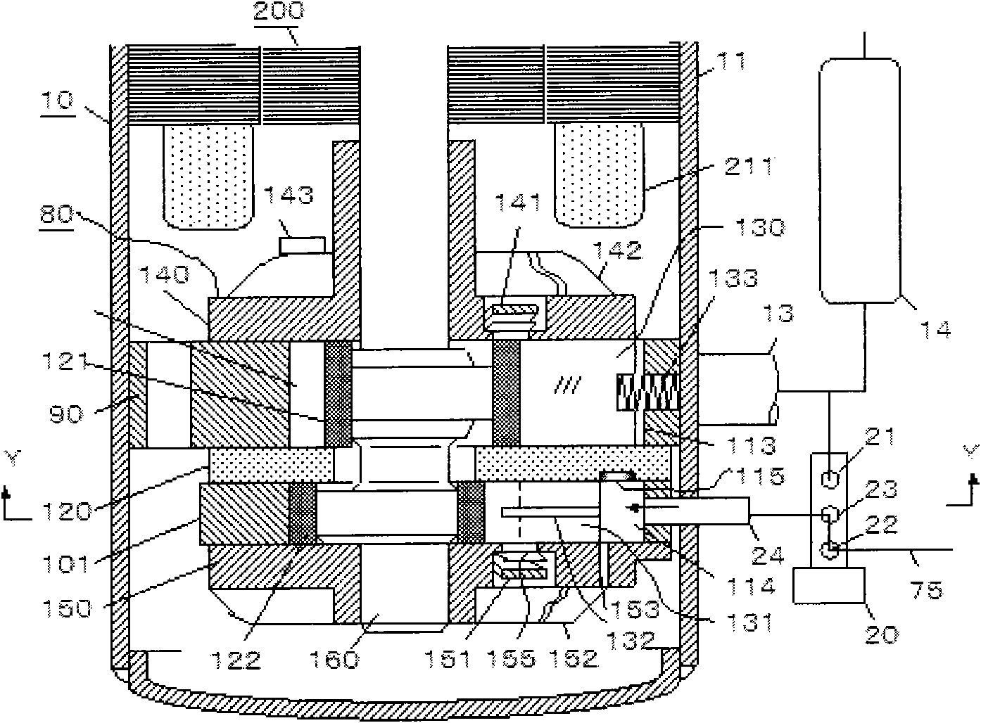 Capacity control type rotary compressor