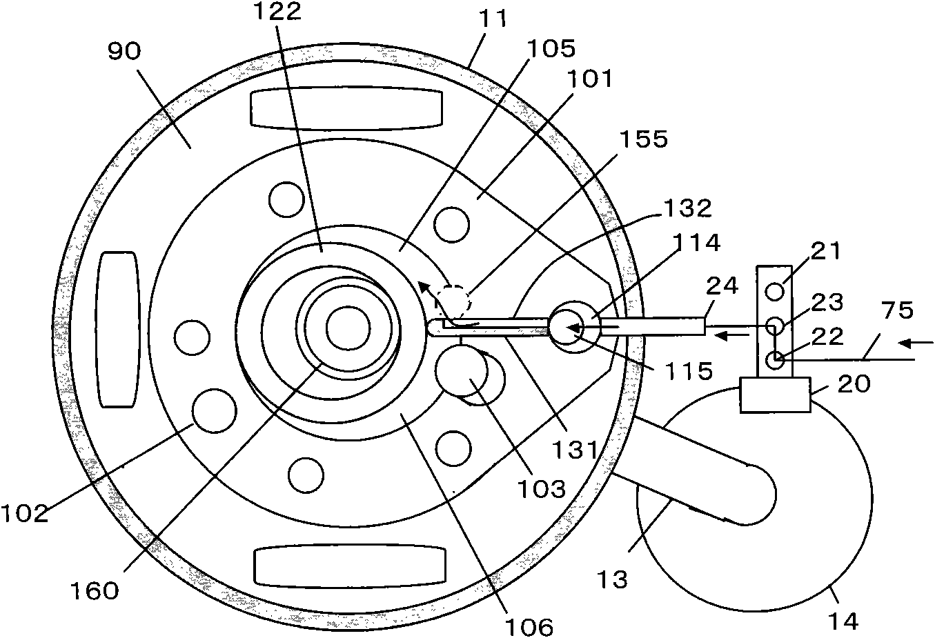 Capacity control type rotary compressor