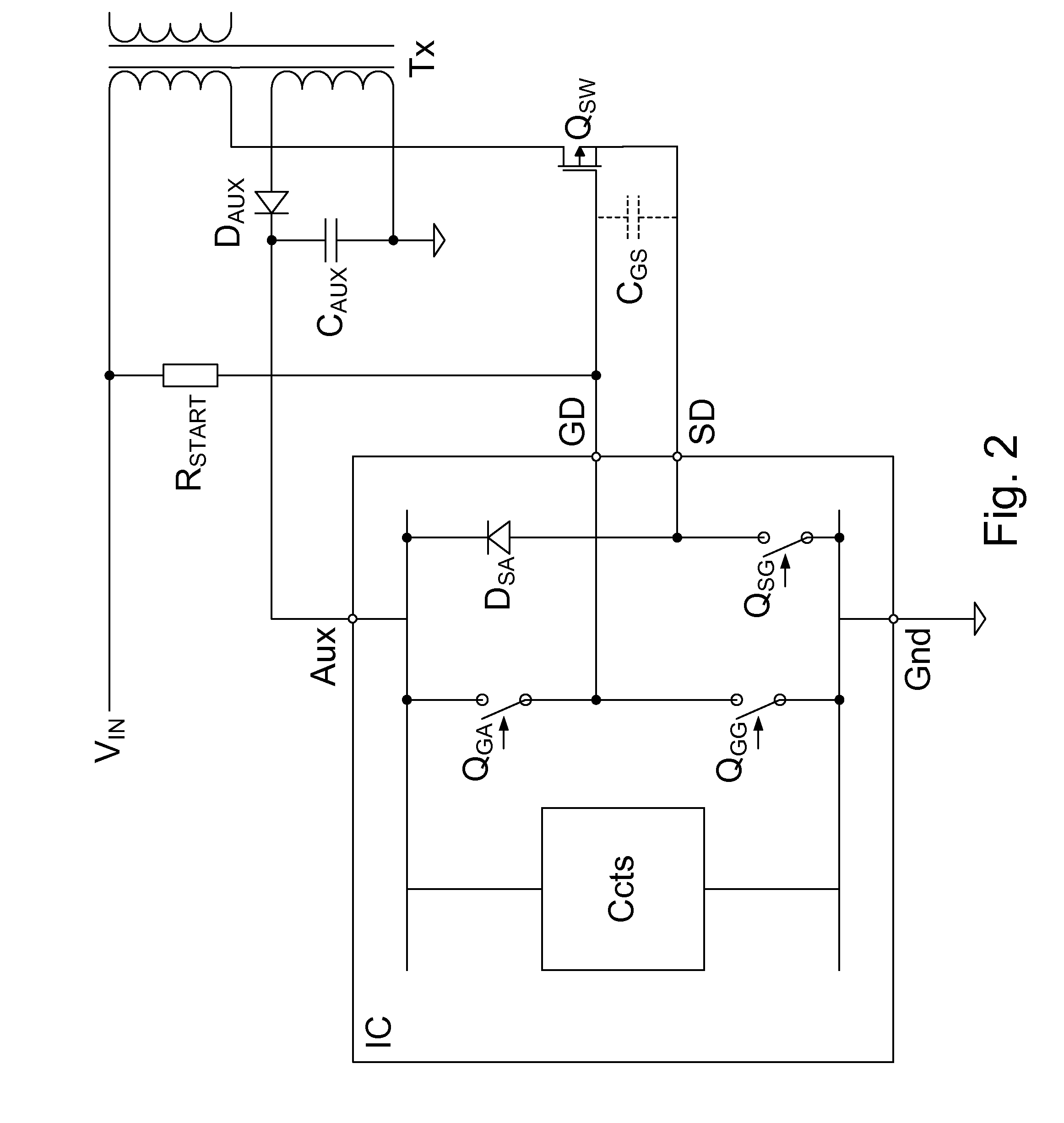 Bjt drive scheme