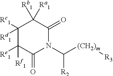 Glutarimide Derivatives, Use Thereof, Pharmaceutical Composition Based Thereon and Methods for Producing Glutarimide Derivatives