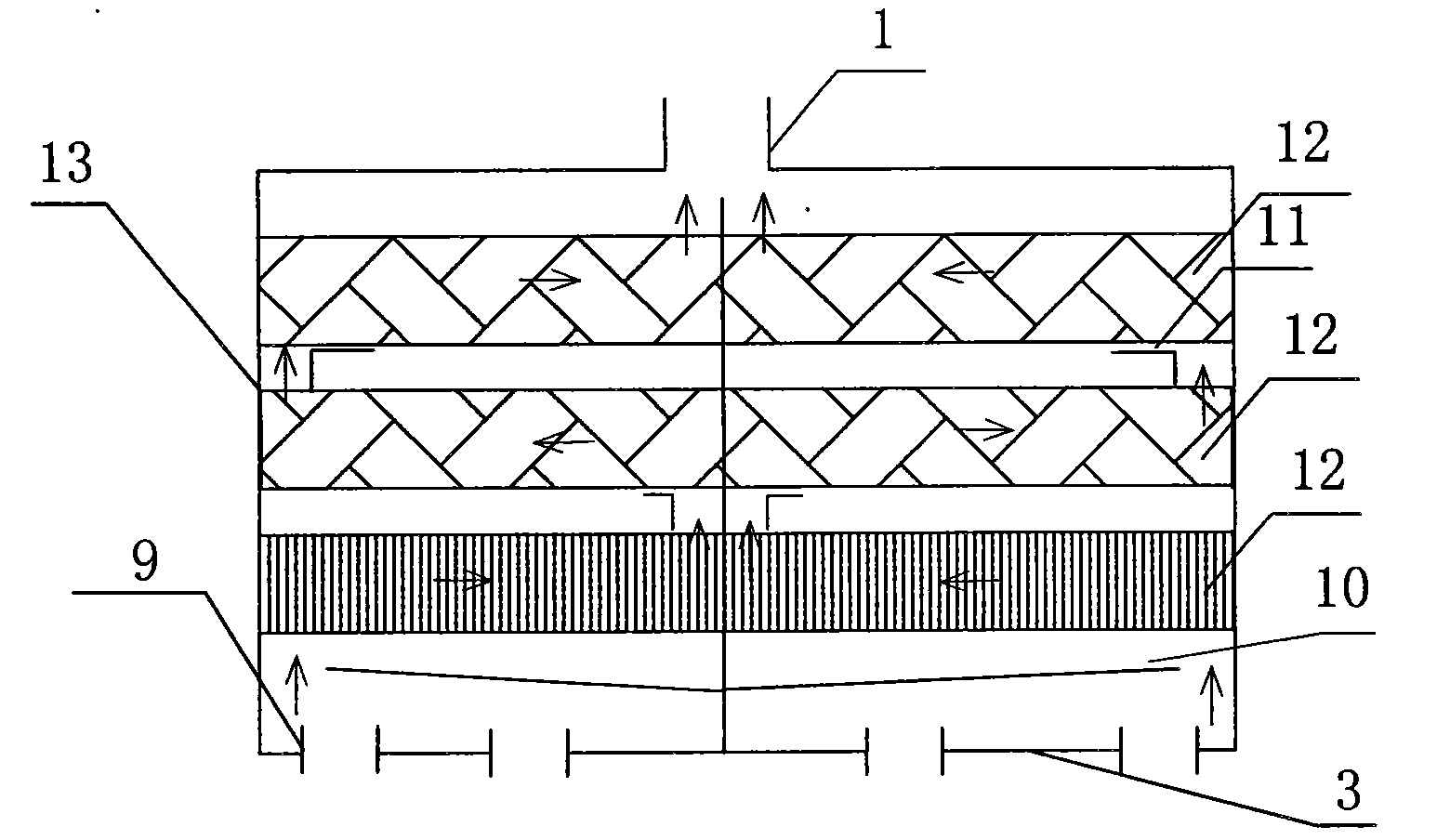 Quasi-ecological biologic filtration pool capable of purifying escaping gas