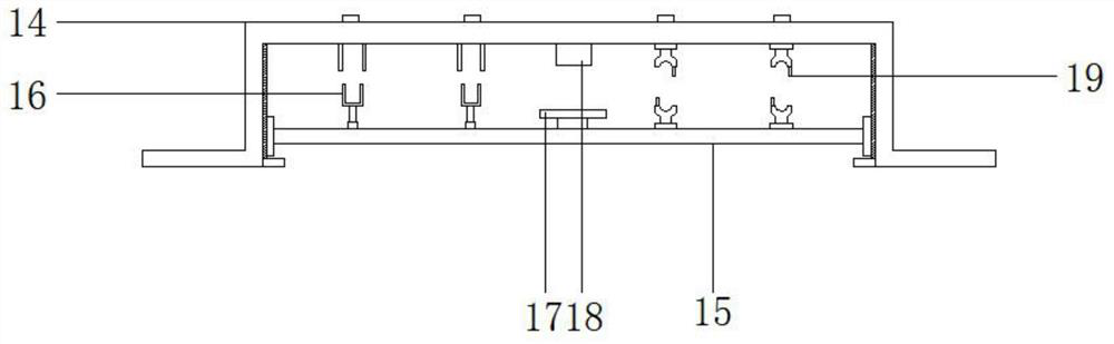 Building electrical control box convenient for arrangement and storage of internal lines