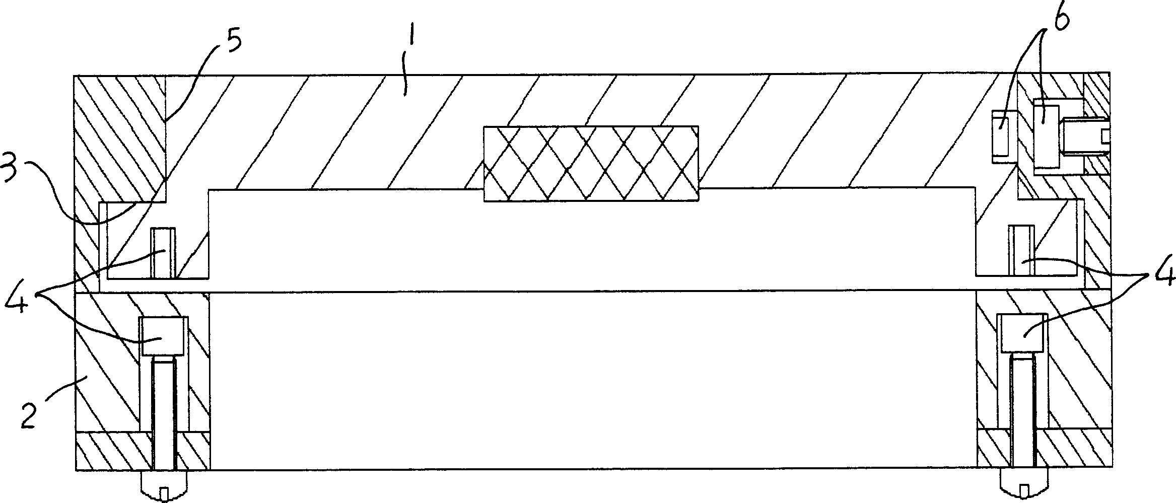 High-precision low-friction magnetic suspension sliding composite guid rail