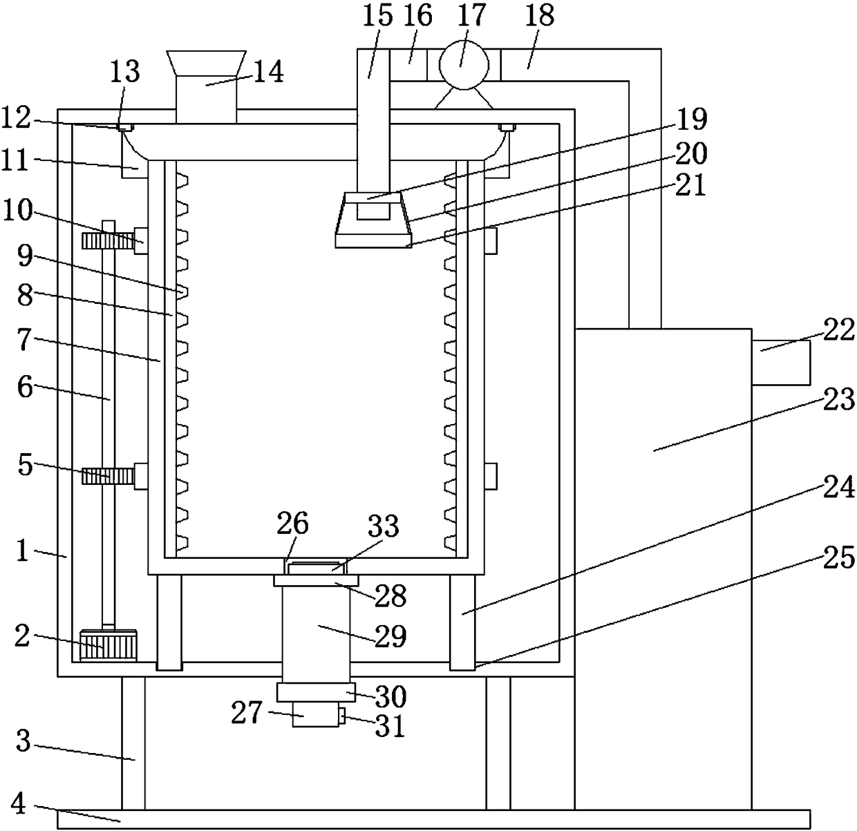 Improved cleaning device for steel balls